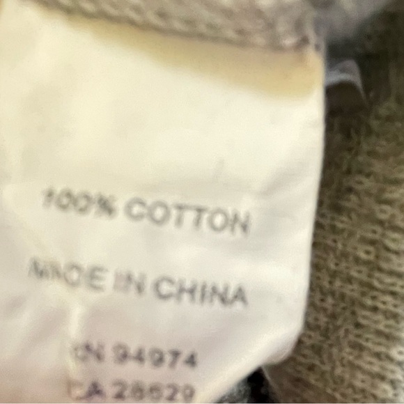 Undefeated Expect No Mercy Cotton Waffle Long Sleeves Gray Size L - Picture 5 of 5